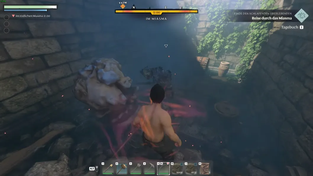 Shroud zone ESP overlay in Enshrouded